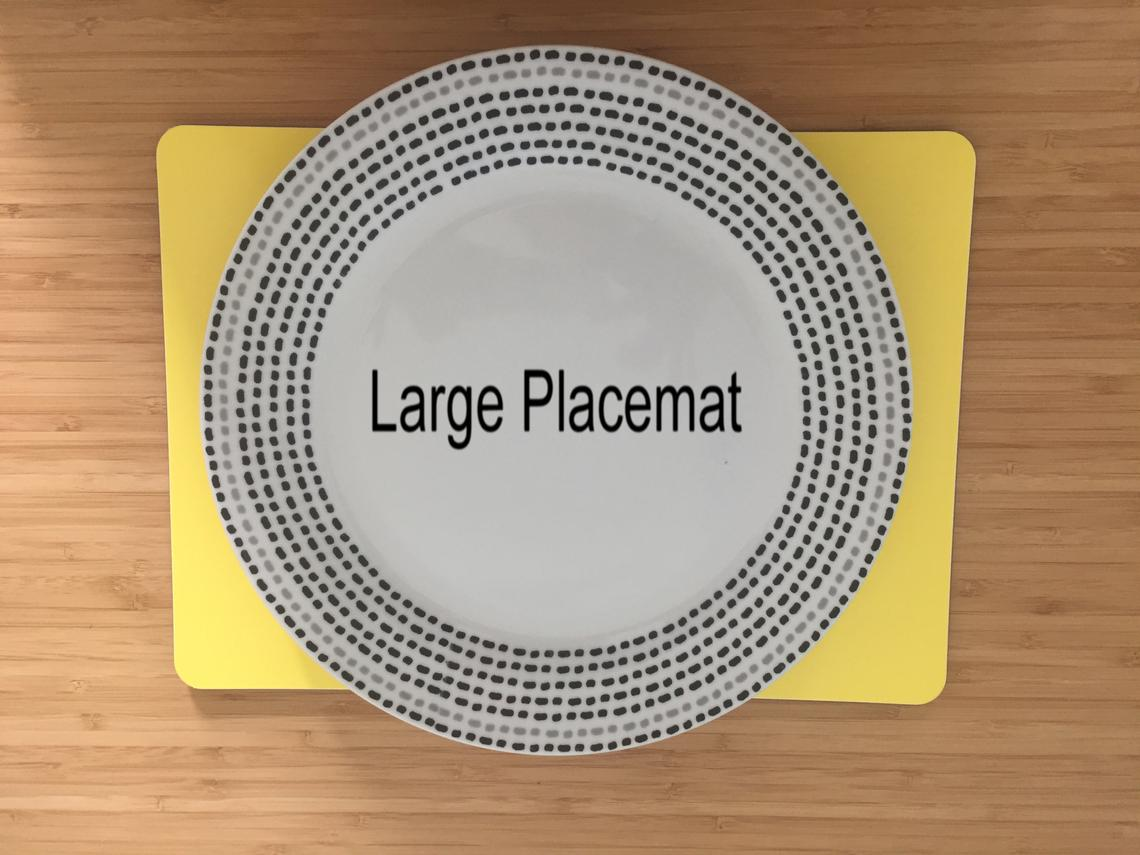Motorbike Hardboard Placemat and Coaster Set